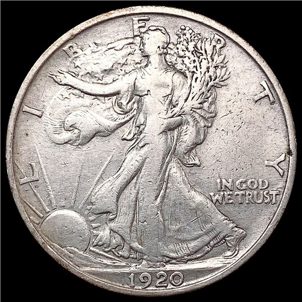 1920 Walking Liberty Half Dollar NEARLY UNCIRCULATED