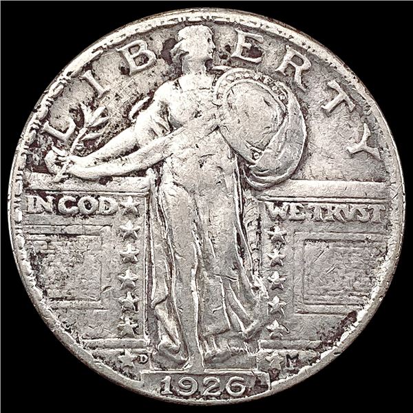 1926-D Standing Liberty Quarter LIGHTLY CIRCULATED