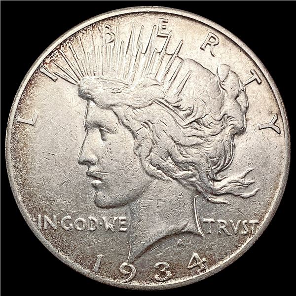 1934-S Silver Peace Dollar CLOSELY UNCIRCULATED