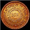 Image 2 : 1863 Civil War Token;Dix Cent CLOSELY UNCIRCULATED