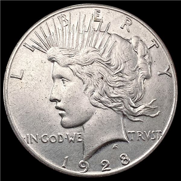 1928 Silver Peace Dollar CLOSELY UNCIRCULATED