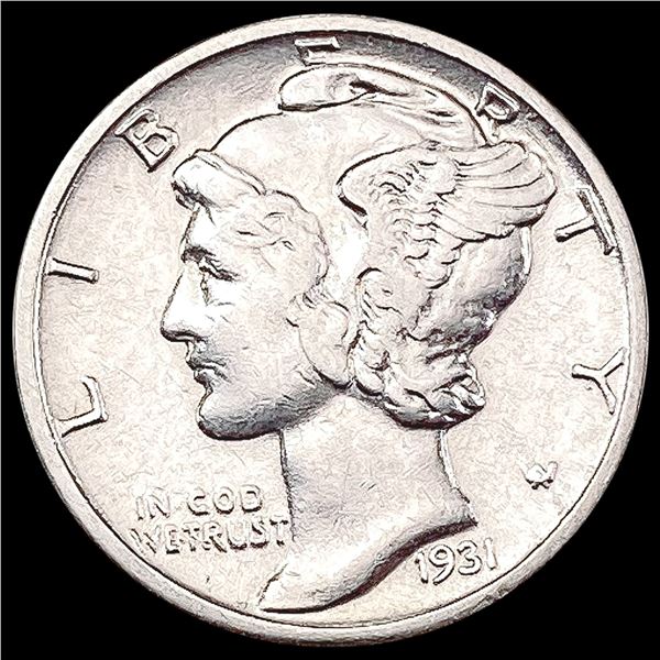 1931-S Mercury Dime CLOSELY UNCIRCULATED