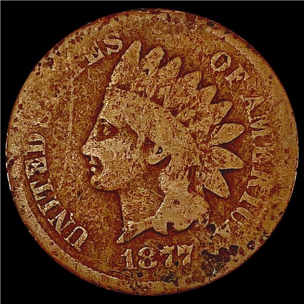 1877 Indian Head Cent NICELY CIRCULATED