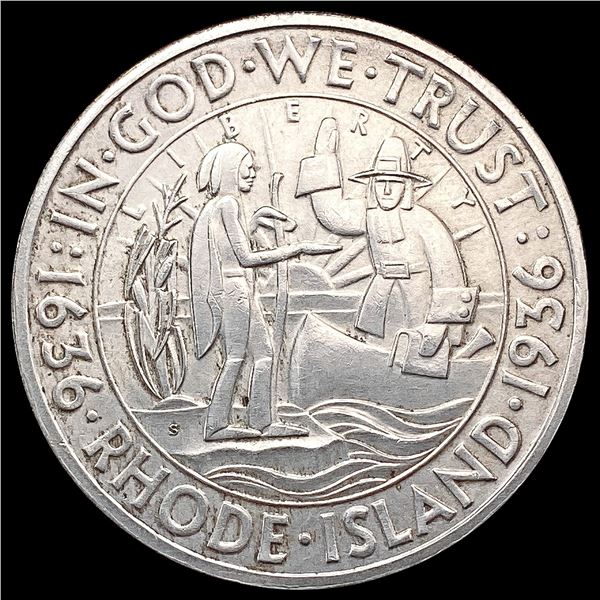 1936-S Rhode Island Half Dollar CHOICE BU