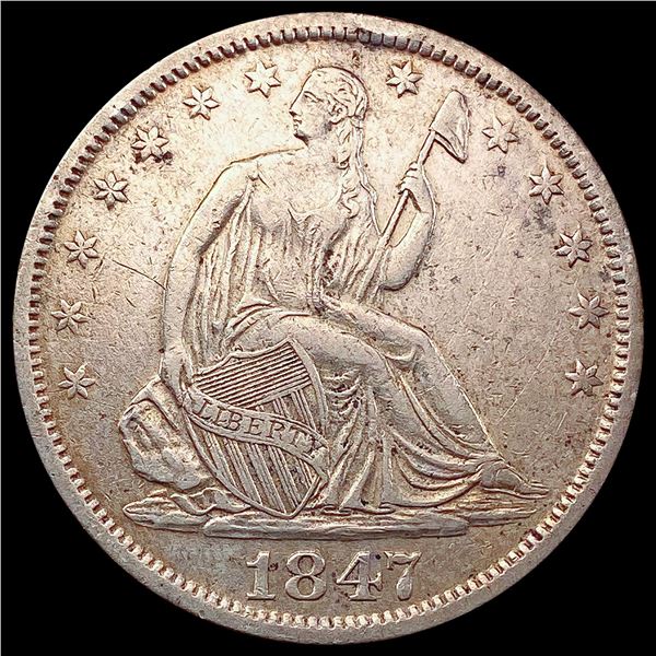 1847-O Seated Liberty Half Dollar CLOSELY UNCIRCULATED