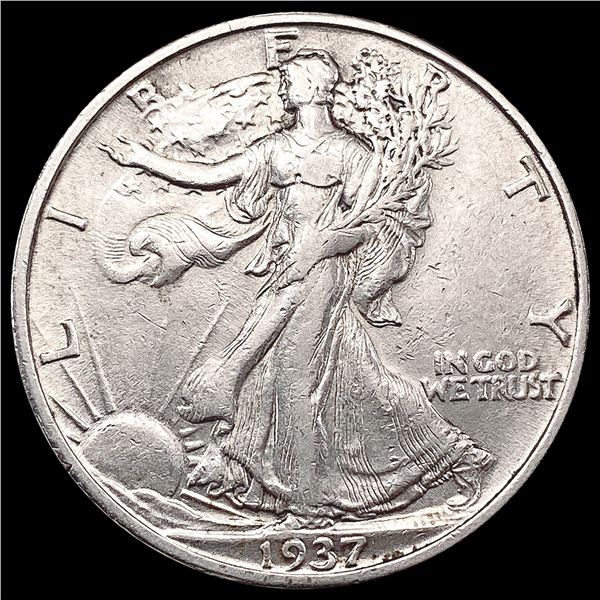 1937-S Walking Liberty Half Dollar CHOICE AU
