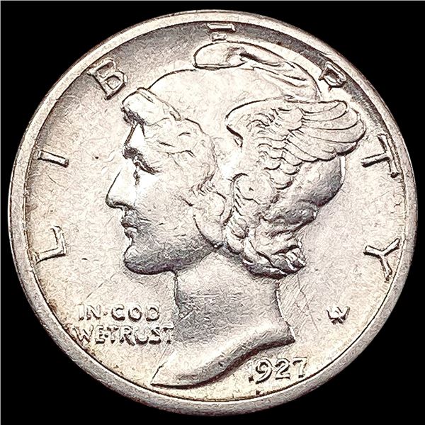 1927-S Mercury Dime CLOSELY UNCIRCULATED