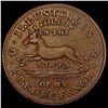 Image 2 : 1837 Hard Times Token NEARLY UNCIRCULATED