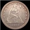 Image 1 : 1891 Seated Liberty Quarter NICELY CIRCULATED