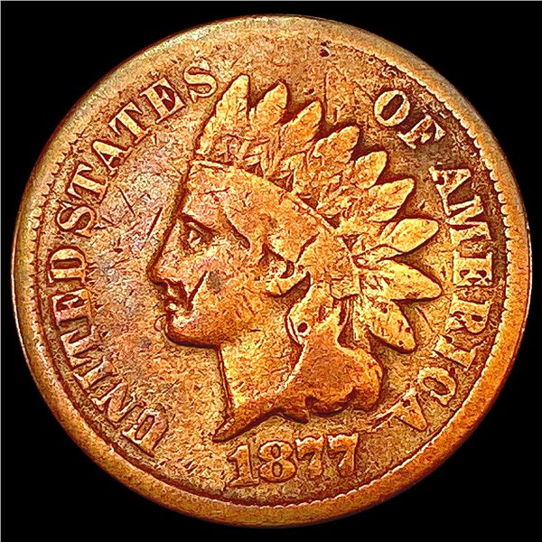 1877 Indian Head Cent NICELY CIRCULATED