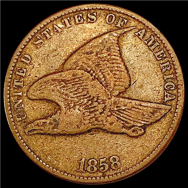 1858 Flying Eagle Cent LIGHTLY CIRCULATED