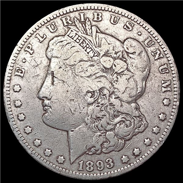 1893 Morgan Silver Dollar NICELY CIRCULATED