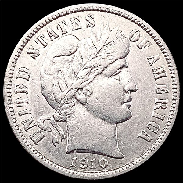 1910 Barber Dime CLOSELY UNCIRCULATED