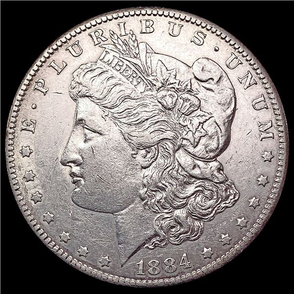 1884-S Morgan Silver Dollar CHOICE AU