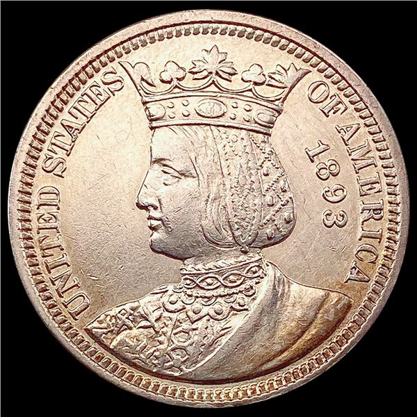 1893 Isabella Silver Quarter UNCIRCULATED