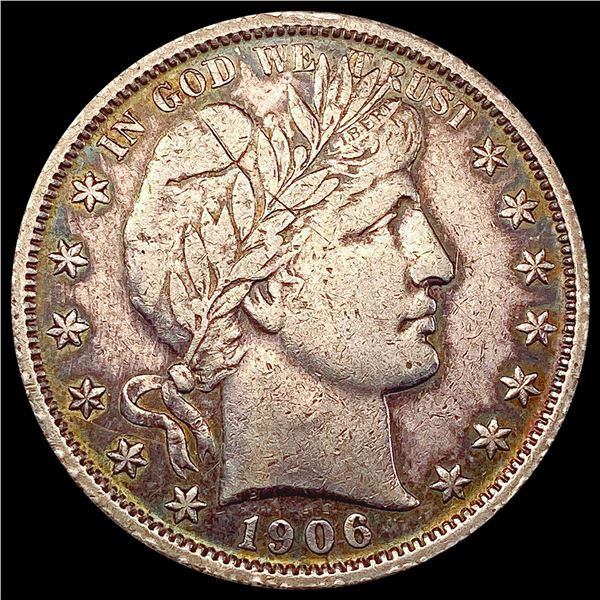 1906-O Barber Half Dollar CLOSELY UNCIRCULATED