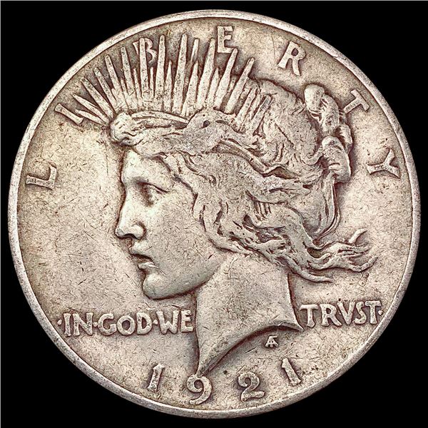 1921 Silver Peace Dollar LIGHTLY CIRCULATED