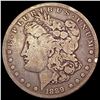 Image 1 : 1889-CC Morgan Silver Dollar NICELY CIRCULATED