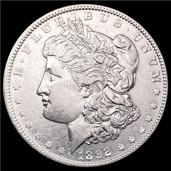 1892 Morgan Silver Dollar CHOICE AU