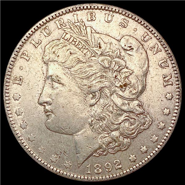 1892 Morgan Silver Dollar CLOSELY UNCIRCULATED