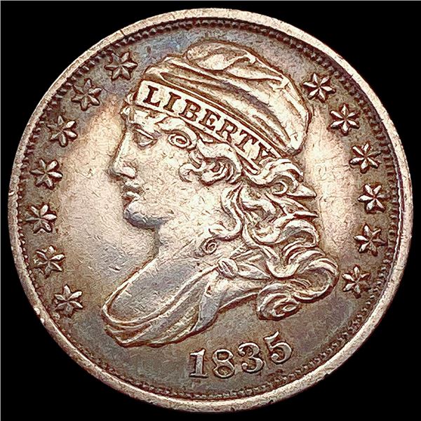 1835 Capped Bust Dime NEARLY UNCIRCULATED