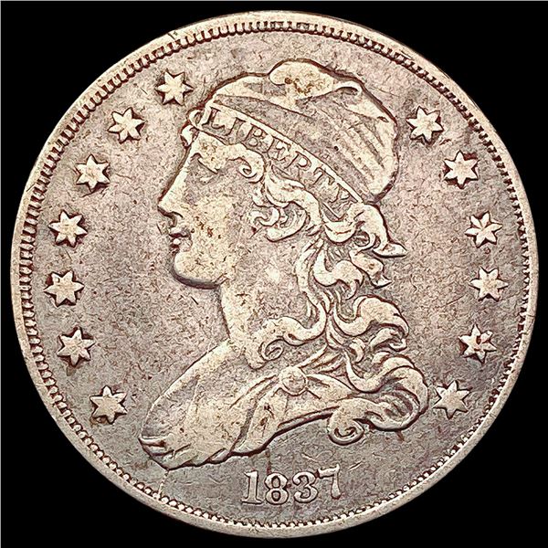 1837 Capped Bust Quarter NEARLY UNCIRCULATED