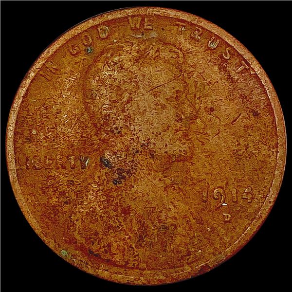 1914-D Wheat Cent NICELY CIRCULATED