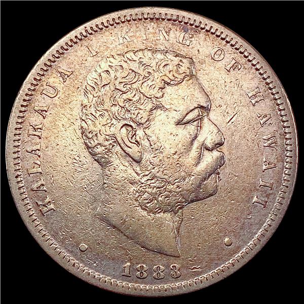 1883 Kingdom of Hawaii Half Dollar CLOSELY UNCIRCULATED