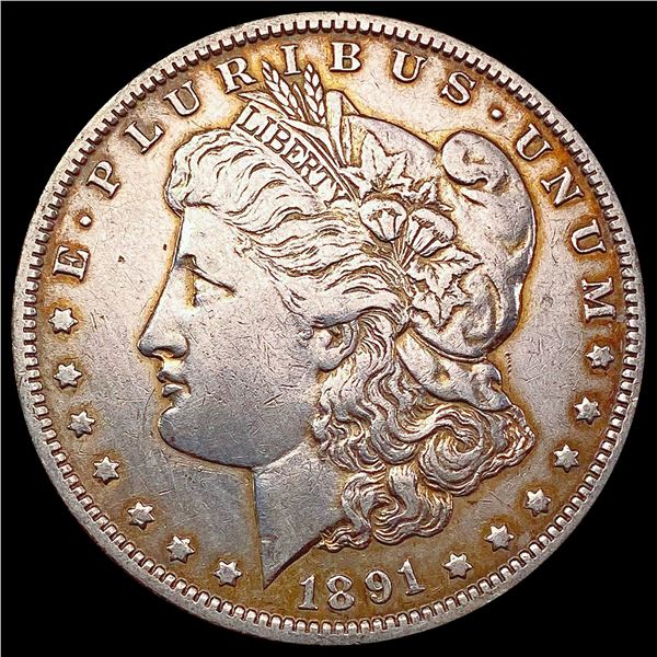 1891-O Morgan Silver Dollar NEARLY UNCIRCULATED