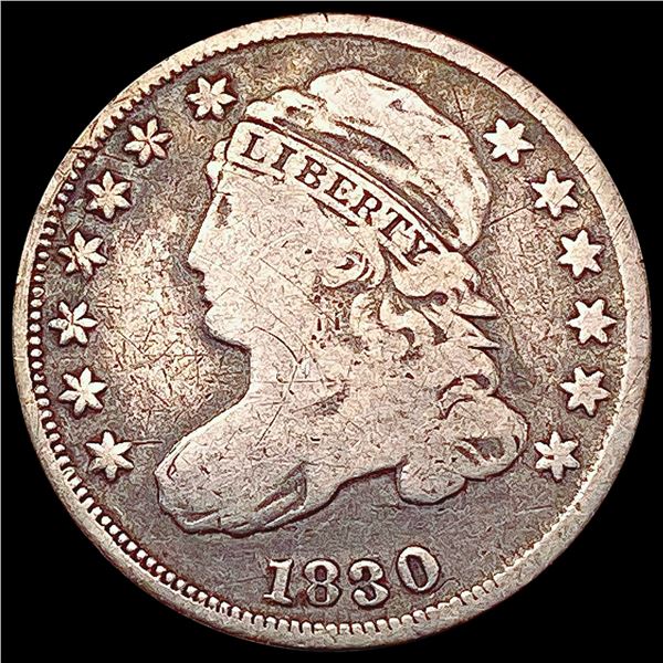 1830 Capped Bust Dime NICELY CIRCULATED