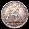 Image 1 : 1854 Arrows Seated Liberty Quarter UNCIRCULATED