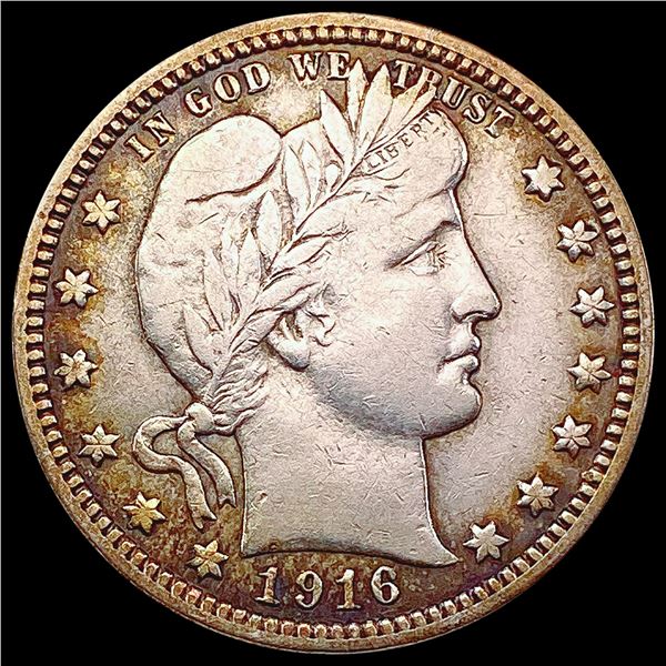 1916-D Barber Quarter CHOICE AU