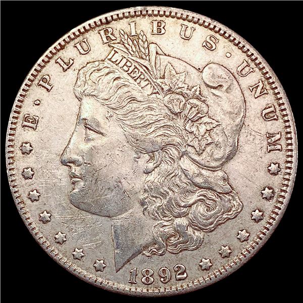 1892 Morgan Silver Dollar NEARLY UNCIRCULATED