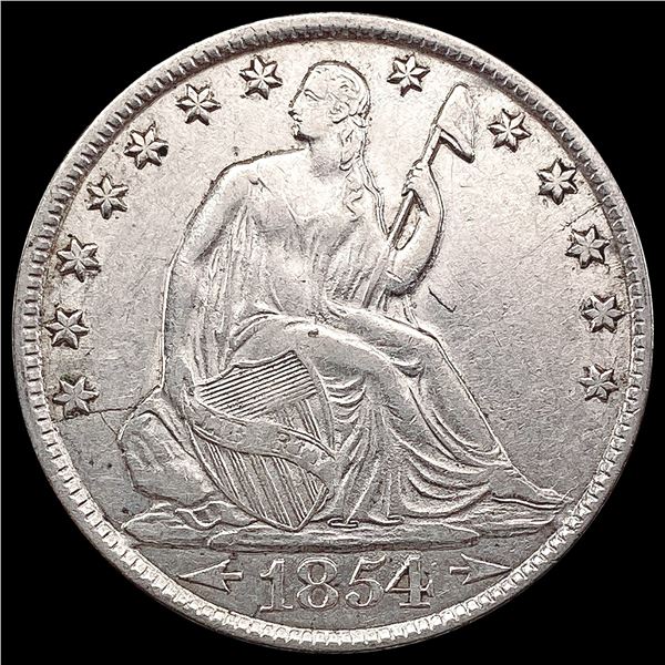 1954-O Seated Liberty Half Dollar CLOSELY UNCIRCULATED