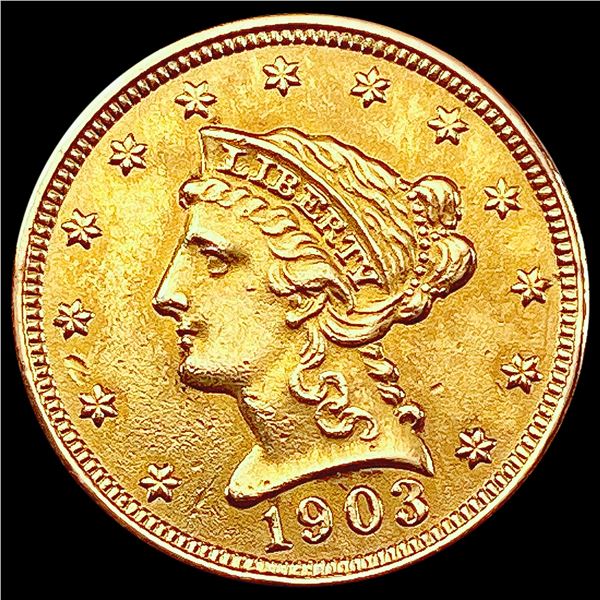 1903 $2.50 Gold Quarter Eagle CHOICE AU