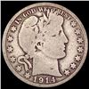 Image 1 : 1914 Barber Half Dollar NICELY CIRCULATED