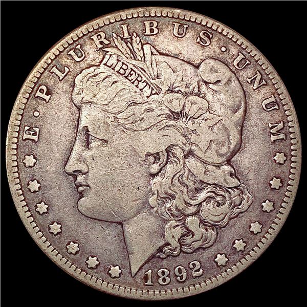 1892-S Morgan Silver Dollar LIGHTLY CIRCULATED