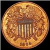 1864 Two Cent Piece CHOICE AU