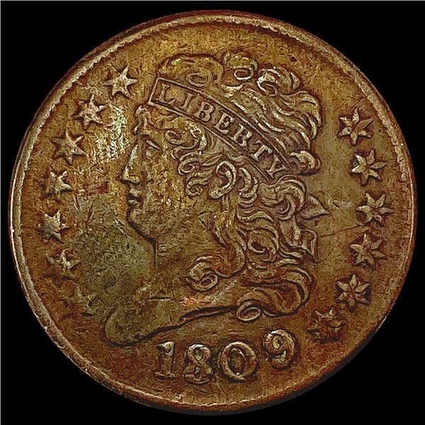 1809 Classic Head Half Cent CLOSELY UNCIRCULATED