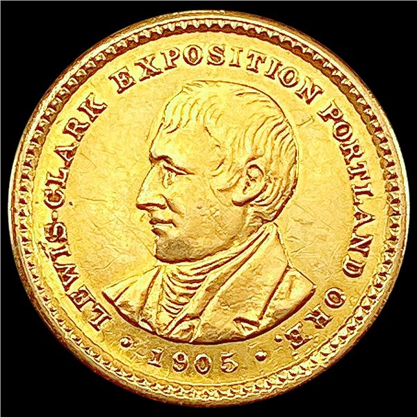 1905 Lewis & Clark Rare Gold Dollar UNCIRCULATED