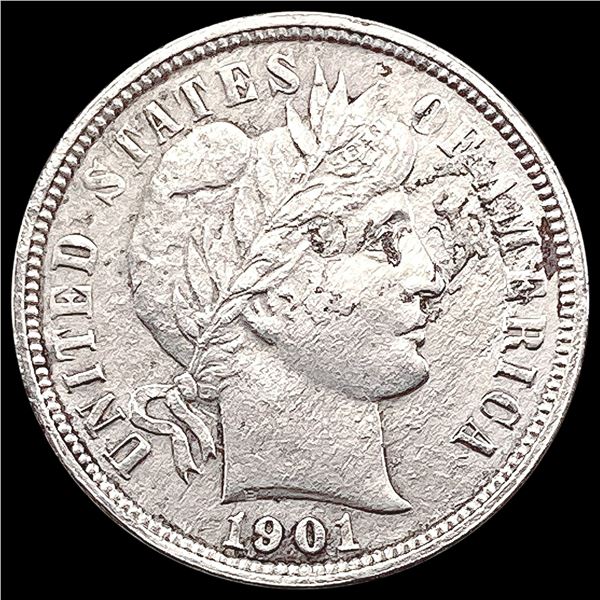 1901-O Barber Dime HIGH GRADE
