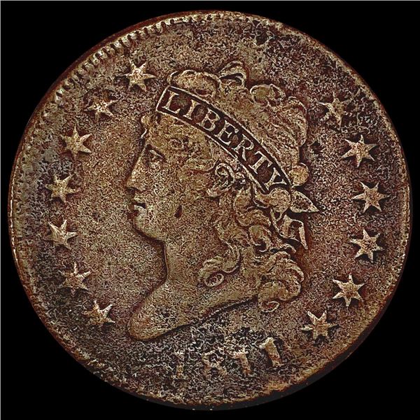 1811 Classic Head Large Cent NICELY CIRCULATED