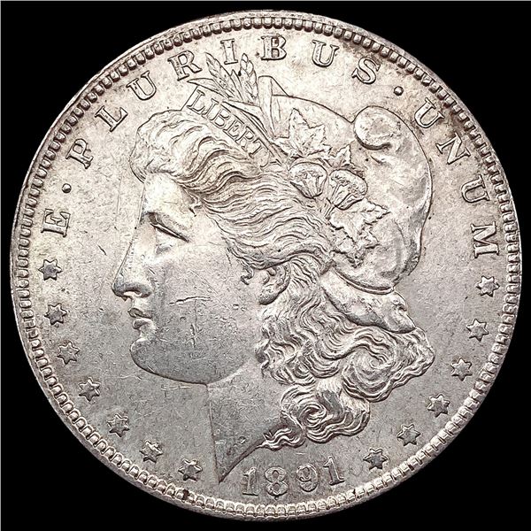 1891-S Morgan Silver Dollar UNCIRCULATED