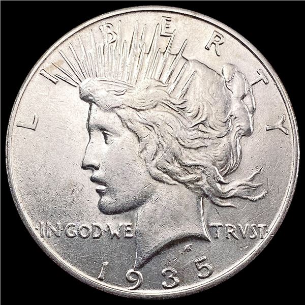 1935-S Silver Peace Dollar CLOSELY UNCIRCULATED