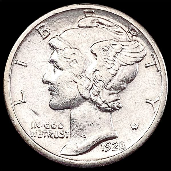 1928-S Mercury Dime CLOSELY UNCIRCULATED