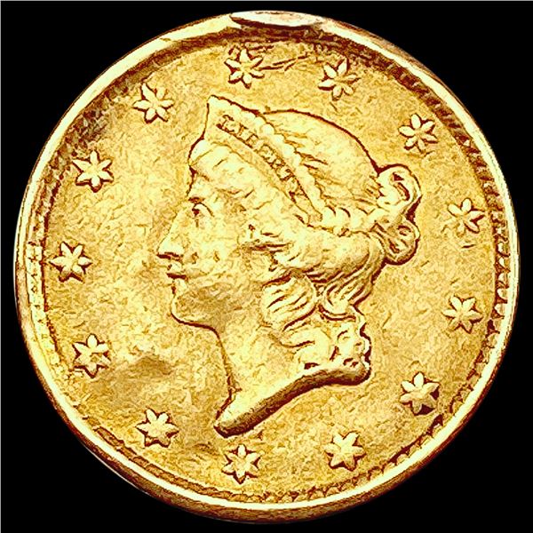 1852 Rare Gold Dollar NEARLY UNCIRCULATED