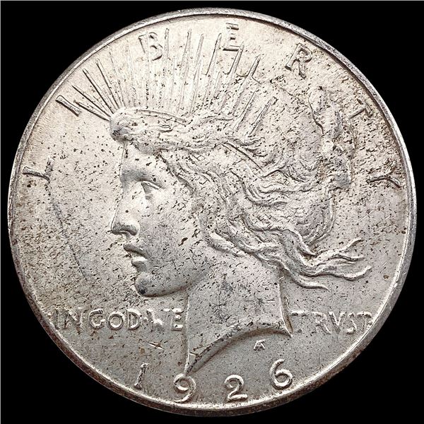 1926-S Silver Peace Dollar CHOICE AU