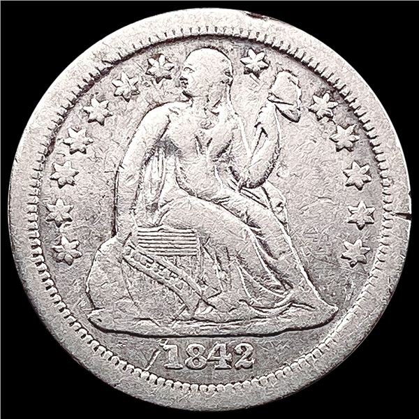 1842-O Seated Liberty Dime LIGHTLY CIRCULATED