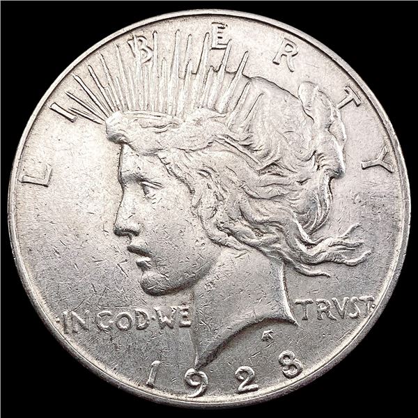 1928-S Silver Peace Dollar NEARLY UNCIRCULATED