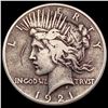 Image 1 : 1921 Silver Peace Dollar NICELY CIRCULATED